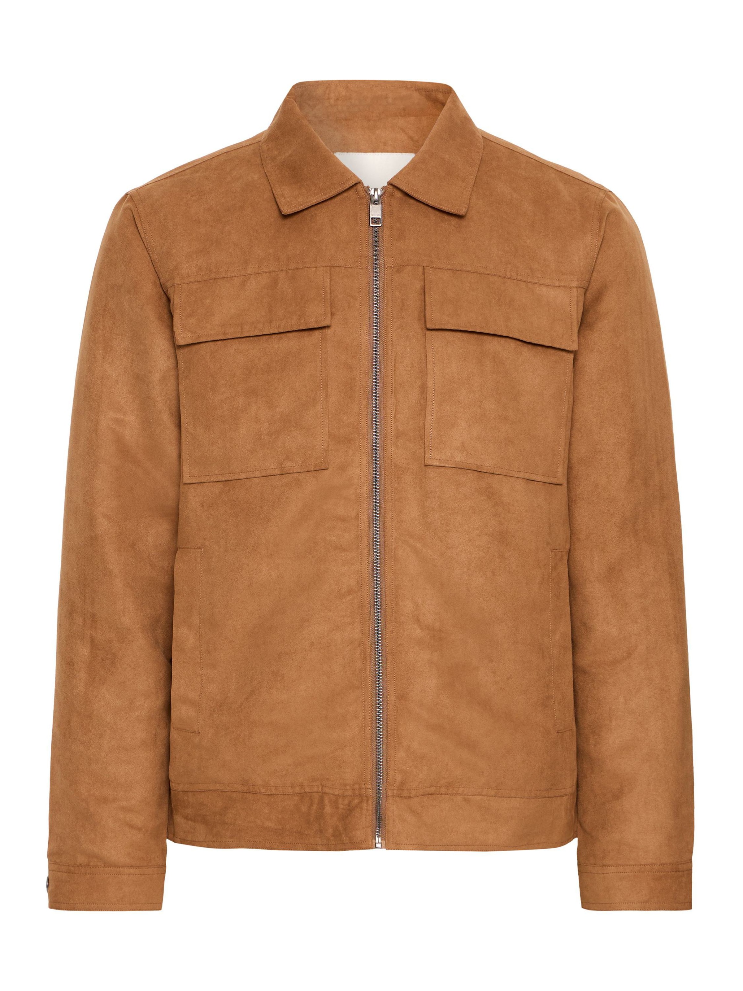 !Solid Tussenjas 'Vamos' in Bruin: voorkant