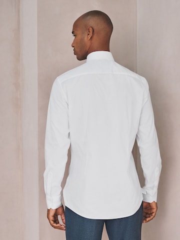 Next Slim fit Koszula w kolorze biały