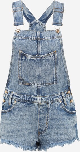 River Island Petite Salopette en bleu denim, Vue avec produit
