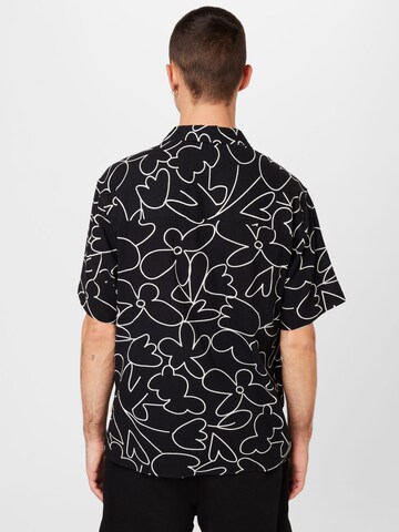 Redefined Rebel Comfort fit Koszula 'Pablo' w kolorze czarny
