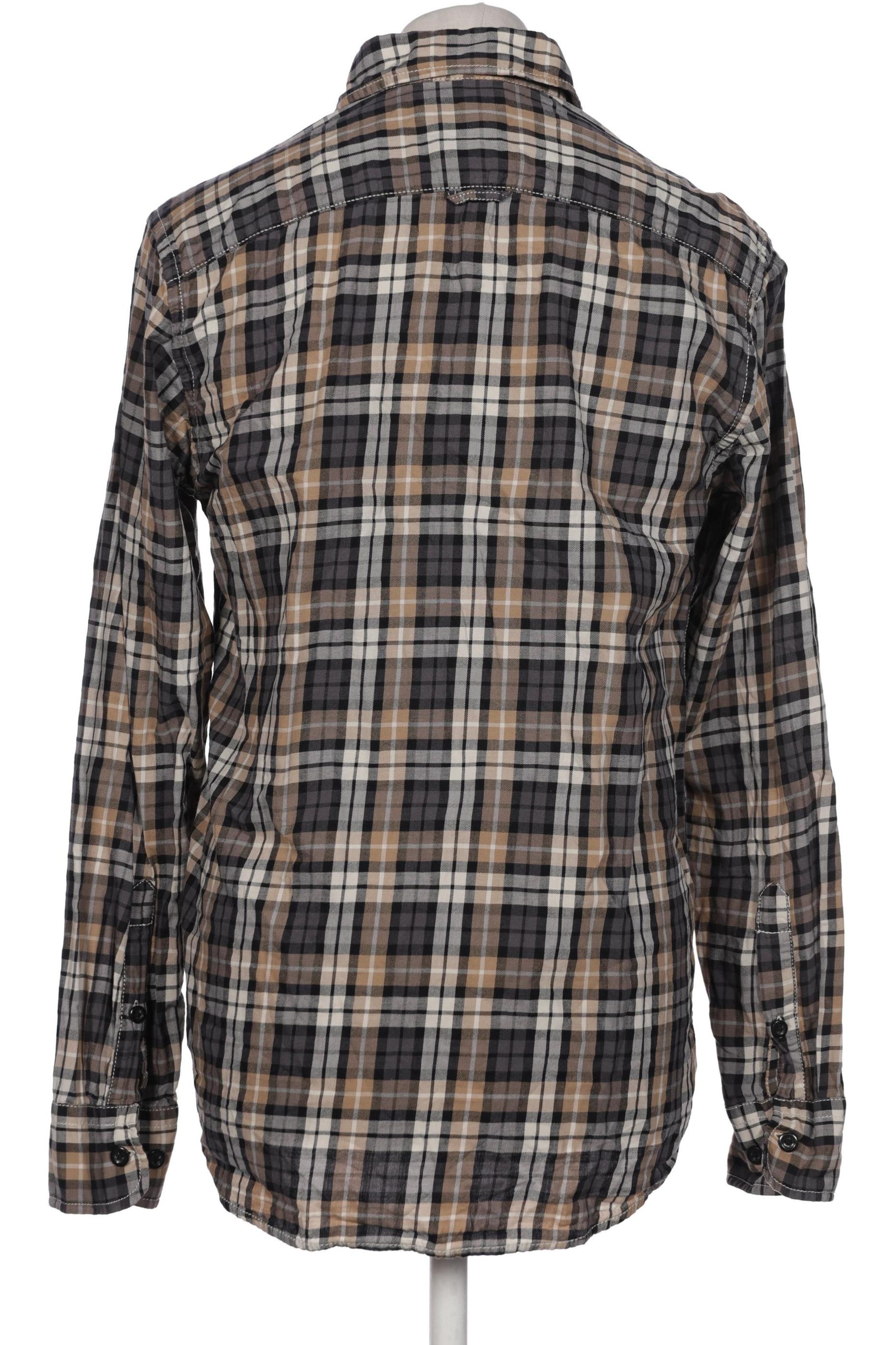 JACK & JONES Button Up Shirt in L in Brown