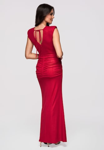 Ombre Avondjurk 'La-Om-Dlr373' in Rood