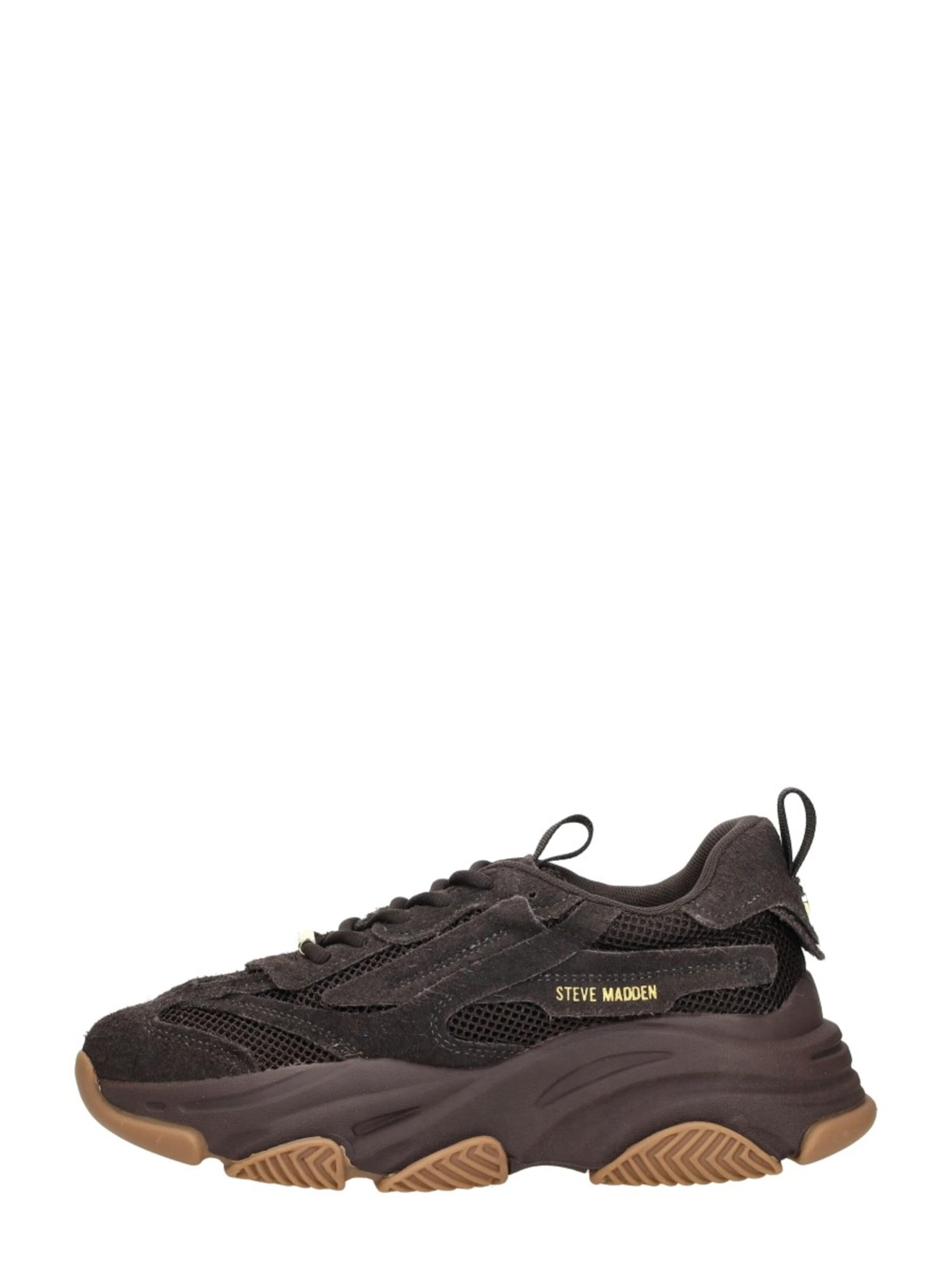 Baskets basses 'Possession-E' STEVE MADDEN en marron : devant