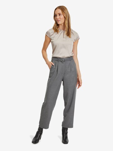 Betty Barclay Regular Pleat-Front Pants in Grey