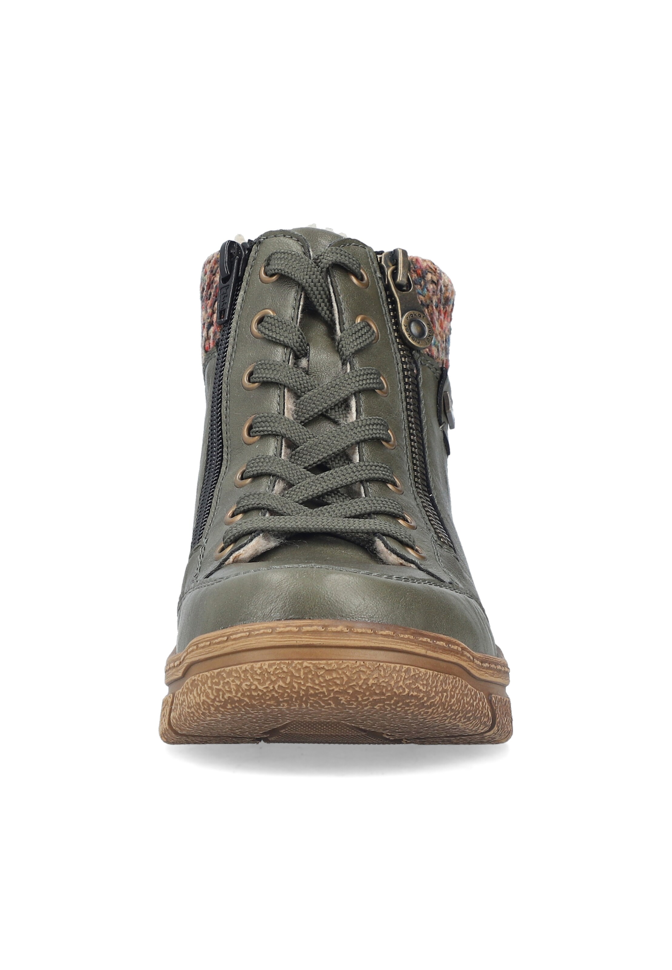 Bottines à lacets Rieker en vert