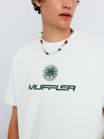 Bershka Tričko – modrá