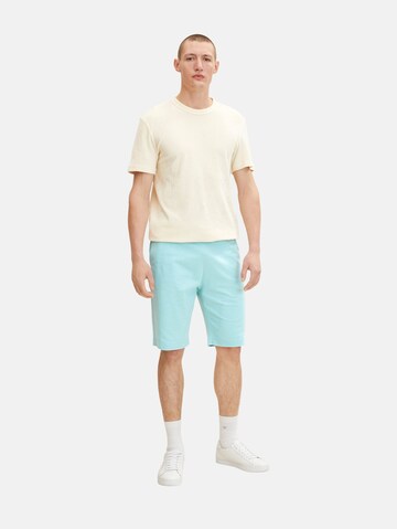 TOM TAILOR Regular Shorts in Blau: predná strana