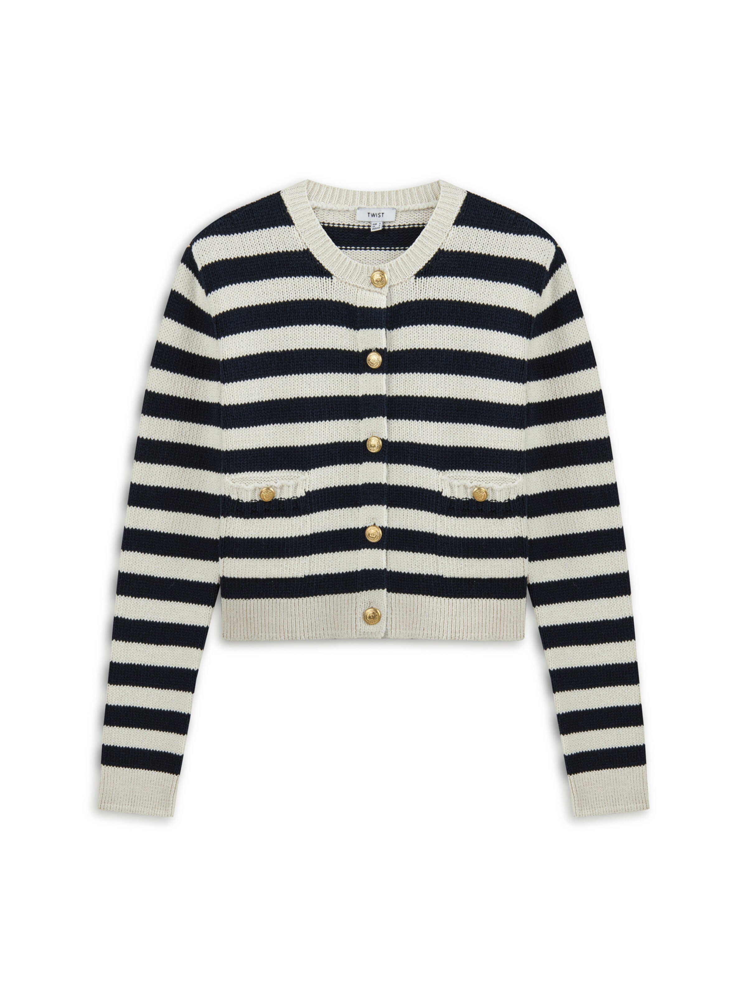 Twist Sweater in Black: front