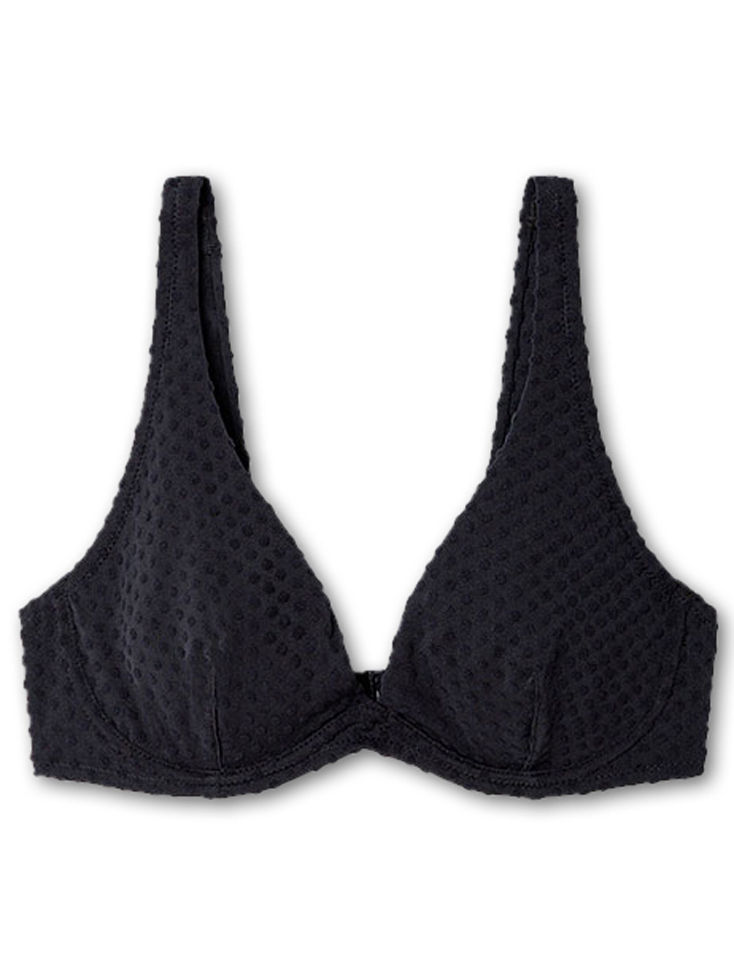 Gisela Треугольник Верх бикини в Черный: спереди