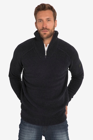 Pull-over JP1880 en bleu : devant