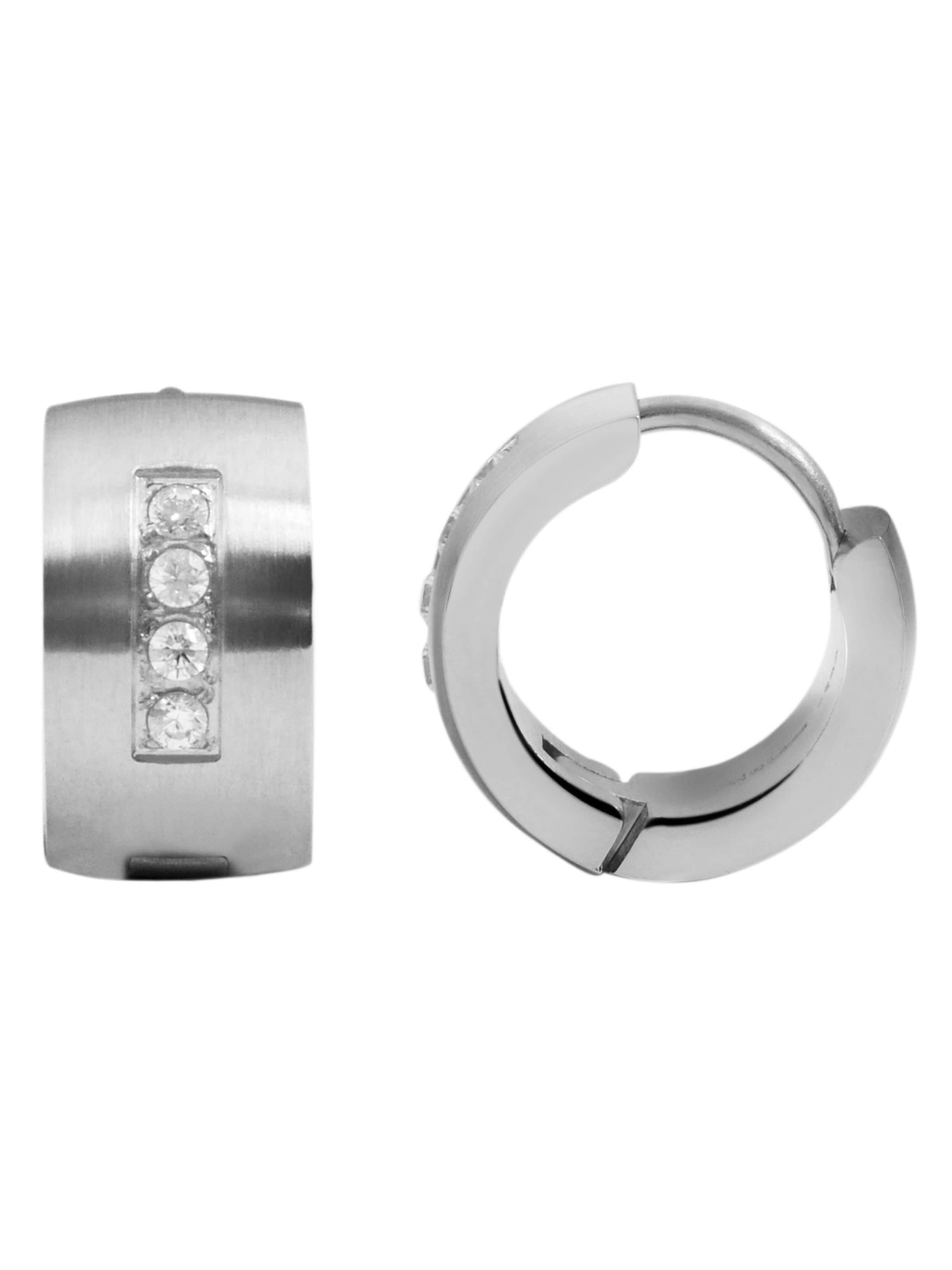 Akzent Earrings 'Fermena, silberfarbig, langlebig' in Silver