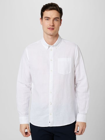 FQ1924 Regular fit Button Up Shirt 'Steven' in White: front