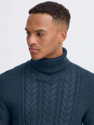 BLEND Rollkragenpullover 'BHBASIM' in Blau