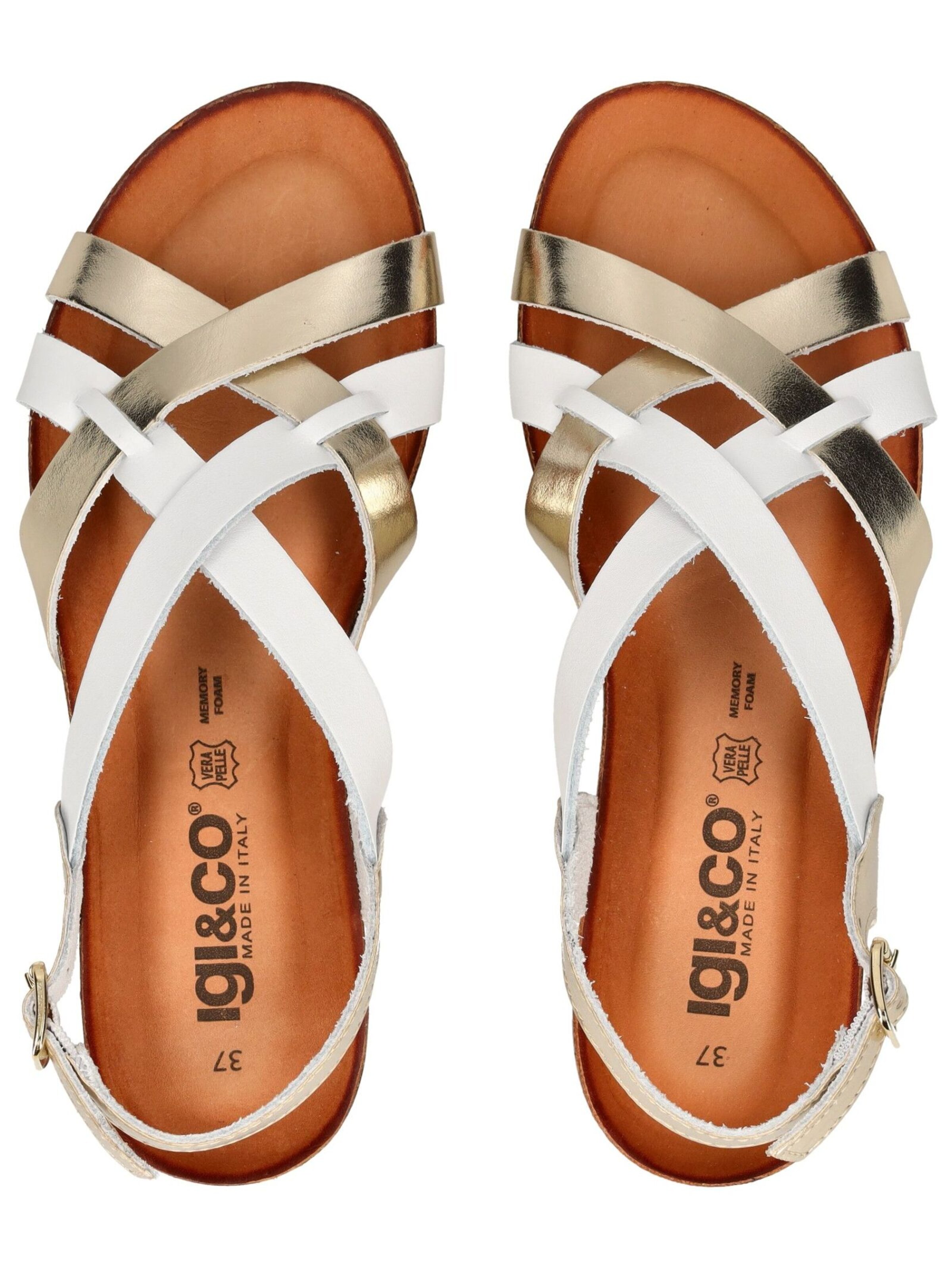 Sandalo con cinturino di IGI&CO in oro