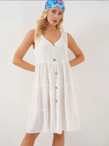 Bigdart Kleid in Weiß: Vorderseite