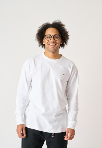 Cleptomanicx Shirt 'Ligull Boxy 2' in White: front