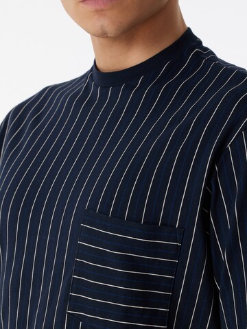 Pyjama long ' Comfort Nightwear ' SCHIESSER en bleu