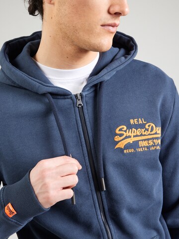 Superdry Sweatvest in Blauw