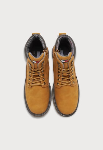 TOMMY HILFIGER Kozačky 'BERTRAM' – hnědá