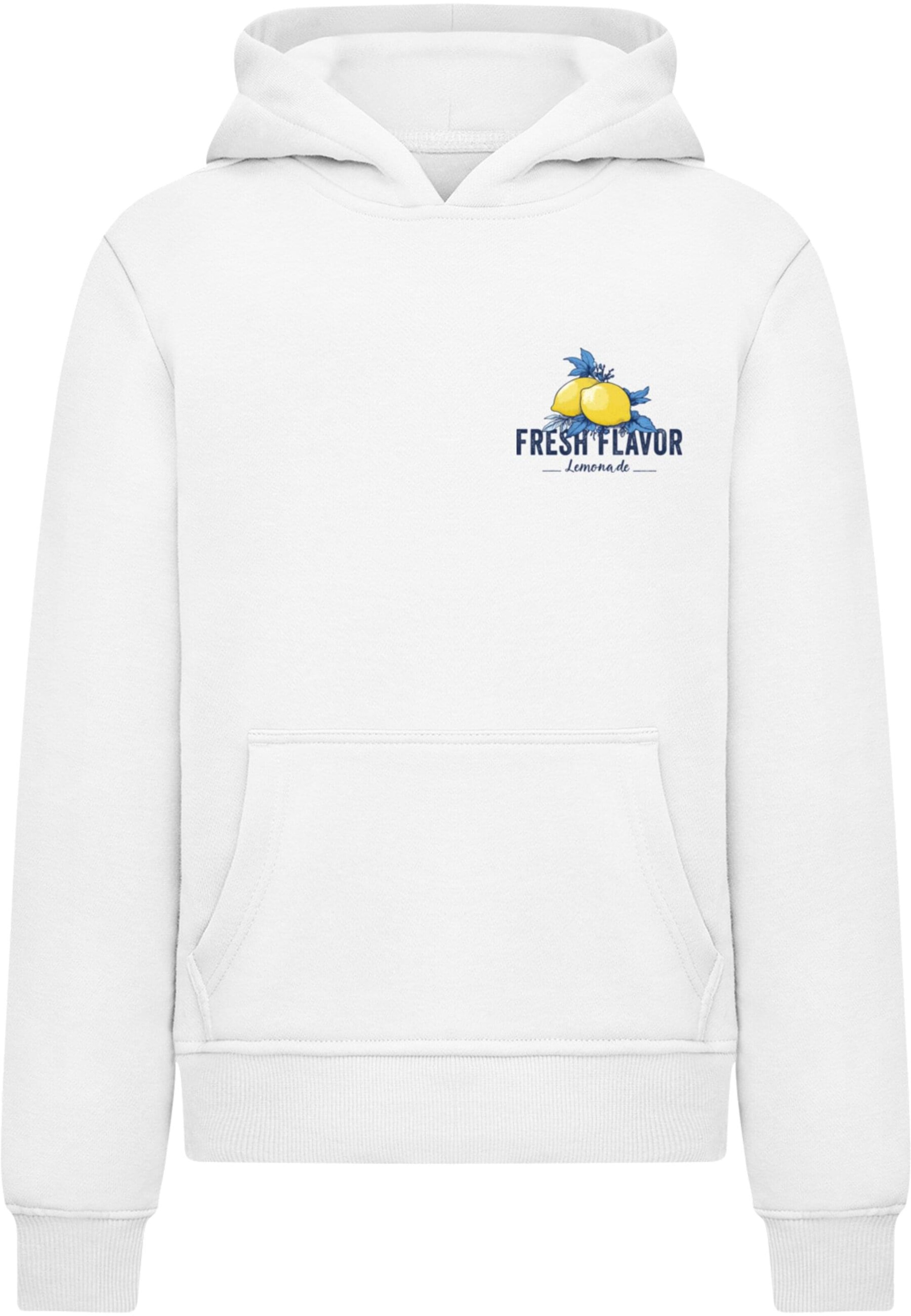 Merchcode Sweatshirt 'Fresh Flavor' in Weiß: Vorderseite