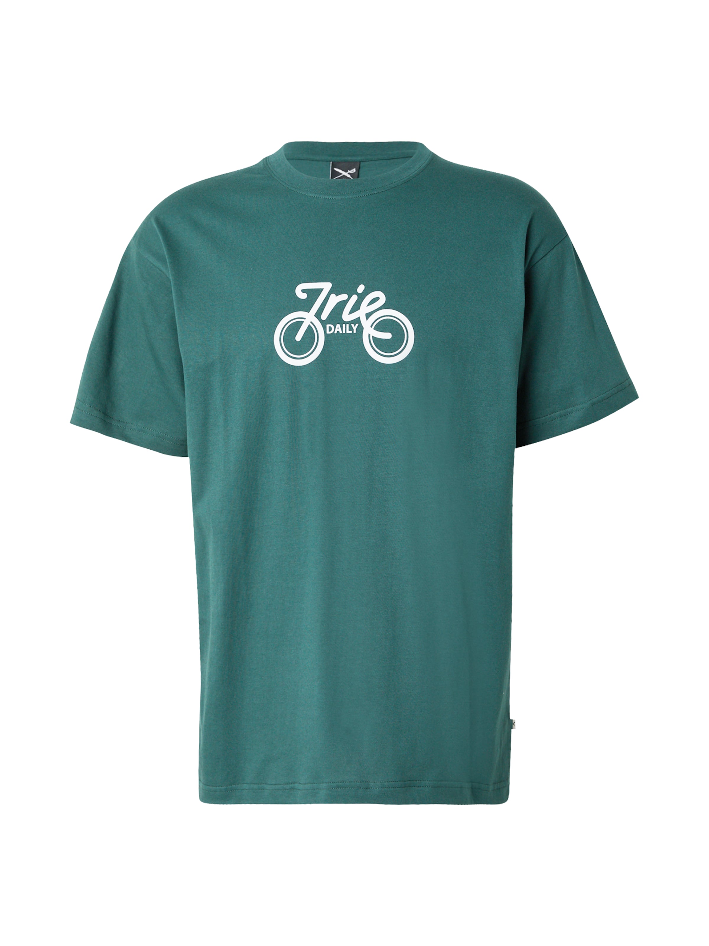Iriedaily - Camisa 'Daily Bike' em verde: frente