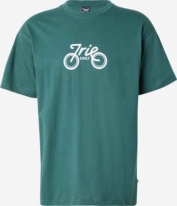 Iriedaily Shirt 'Daily Bike' in Green: front