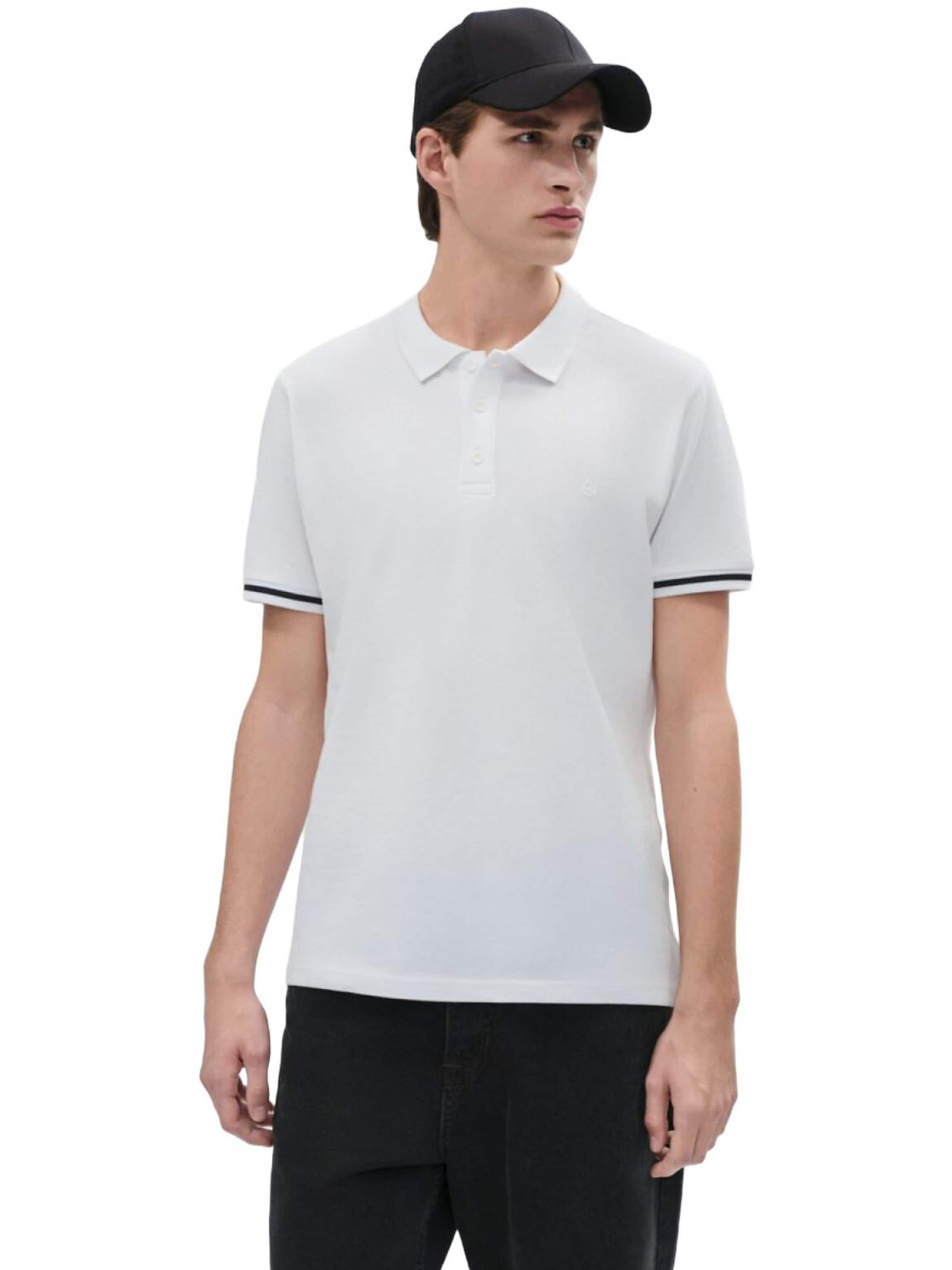 LTB Jeans - Camiseta 'LTB Jeans Herren-Polohemd mit Knöpfen' en blanco: frente