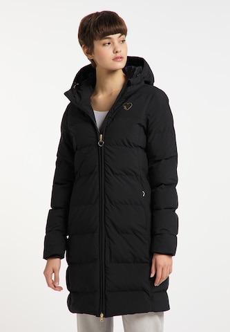 MYMO Winter Coat in Black: front