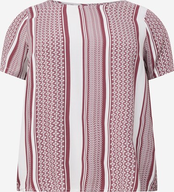 T-shirt 'MARRAKESH' ONLY Carmakoma en rose : devant