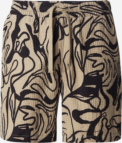 Only & Sons Housut 'ONSTel Savier' värissä vaaleanharmaa / musta, Tuotenäkymä