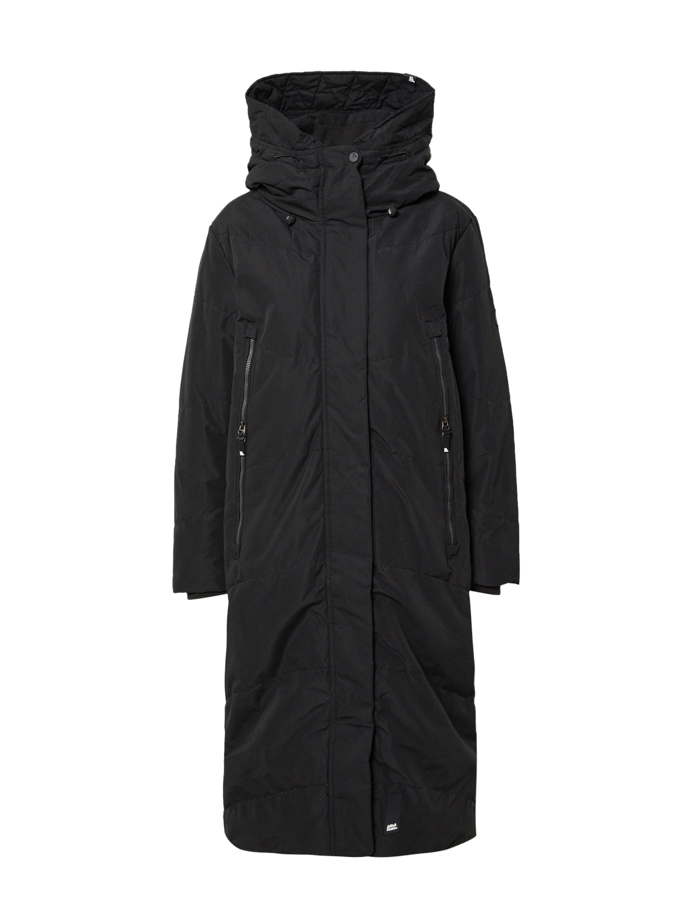 Manteau d’hiver 'JunaAK' Alife and Kickin en noir : devant