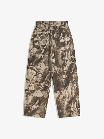 Baggy Pantalon Bershka en marron