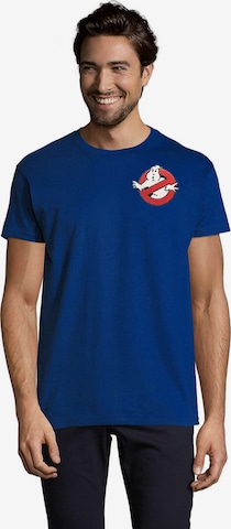 Blondie & Brownie Shirt 'GhostbustersPatch' in Blau: Vorderseite