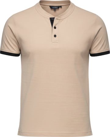Ombre Shirt in Beige: front