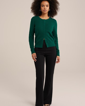 WE Fashion Kardigan – zelená