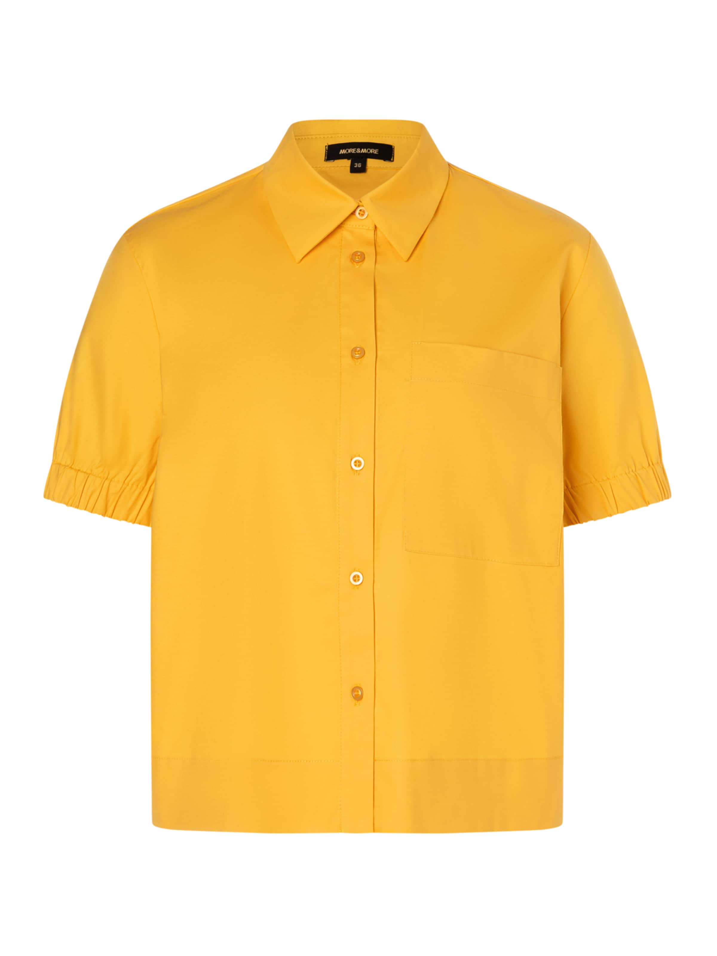 Chemisier MORE & MORE en jaune : devant