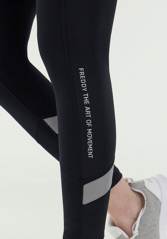 Freddy Skinny Workout Pants in Black
