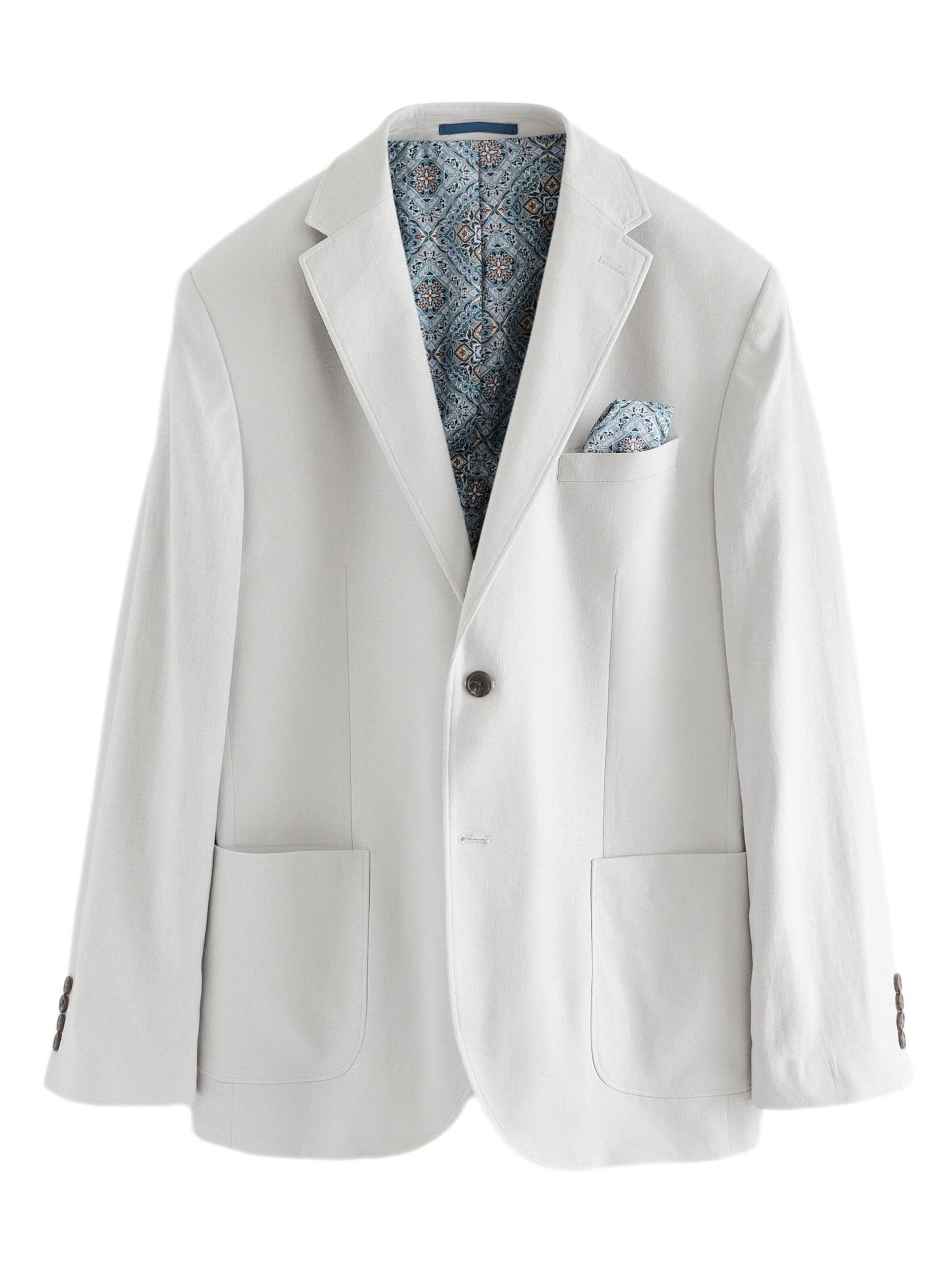 pilka Next Standartinis modelis Klasikinis švarkas: priekis