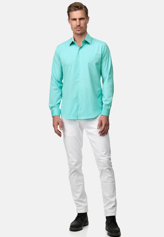 Rusty Neal Slim fit Overhemd in Blauw