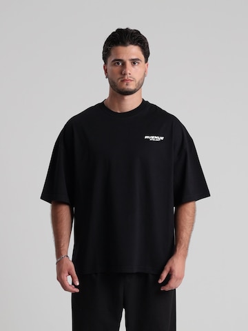 Avenue Atelier T-shirt 'Avenue Atelier Basic Boxy T-Shirt' i svart: framsida