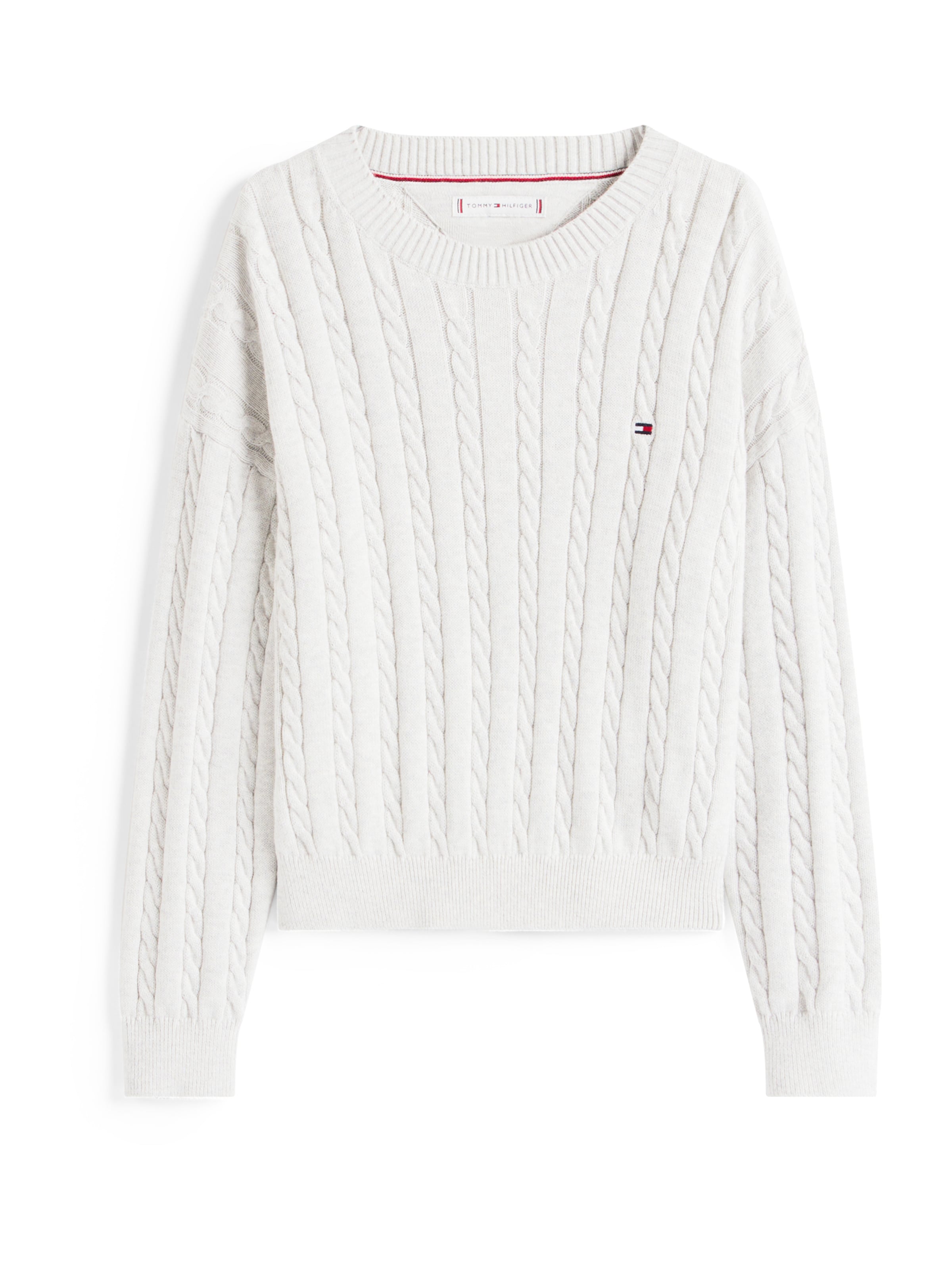 TOMMY HILFIGER Kampsun, värv hall: eest vaates