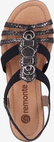 REMONTE Strap Sandals in Black