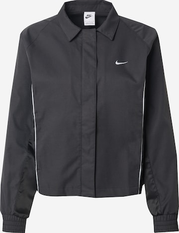 Nike SportswearPrijelazna jakna - crna boja: prednji dio