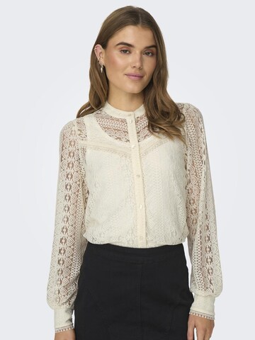 ONLY Blus 'REBA' i beige: framsida