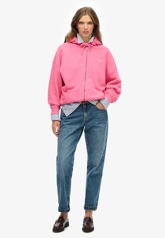 Superdry Sweat jacket 'Studios' in Pink