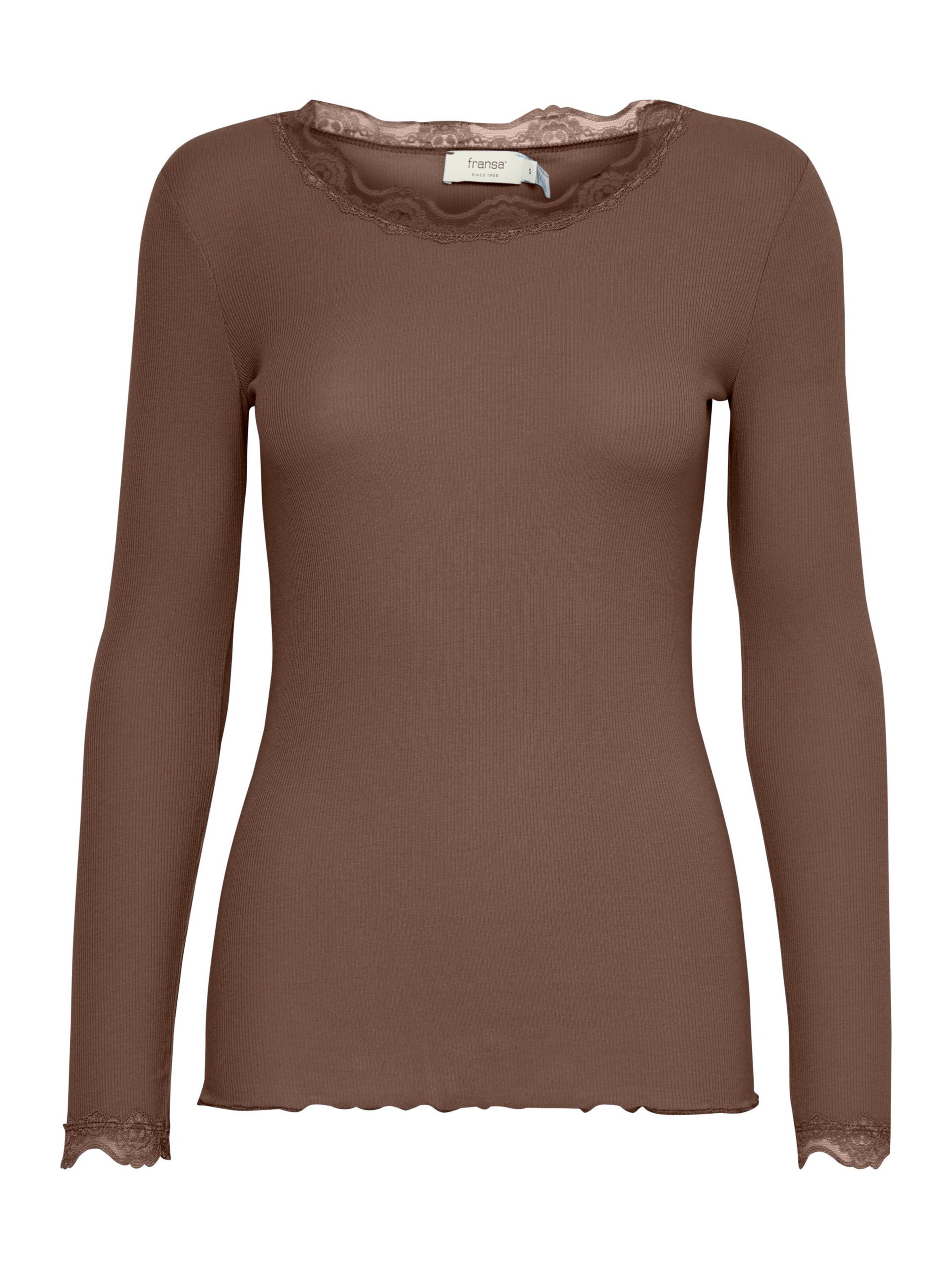 Fransa Shirt 'FRHizamond' in Brown: front