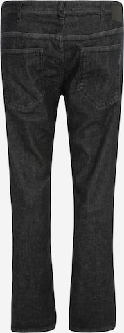 TOM TAILOR Men + Slimfit Jeans i svart