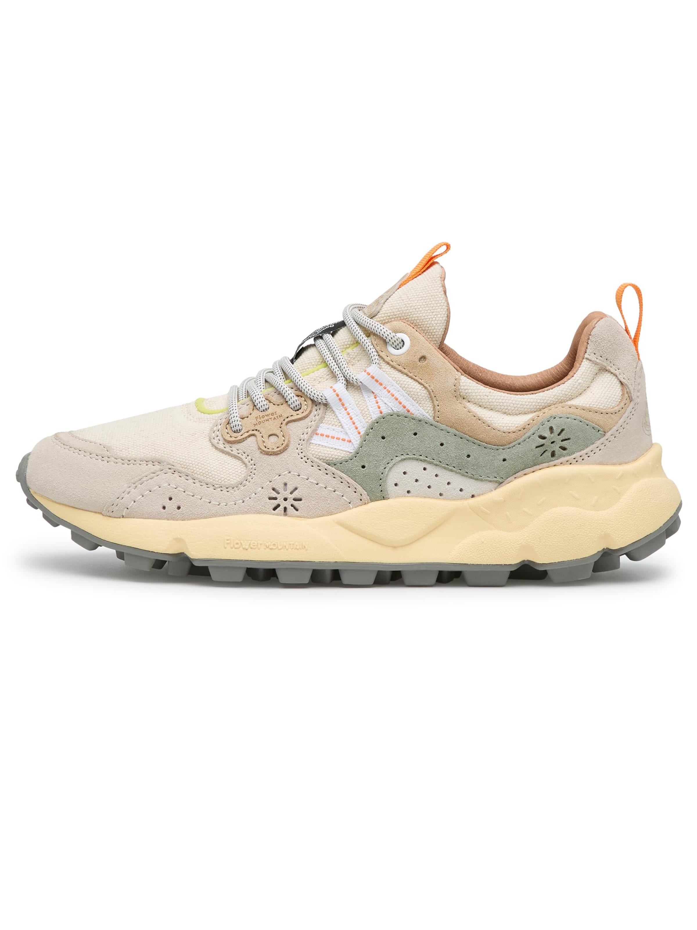 Flower Mountain Platform trainers 'YAMANO 3 UNI' in White: front