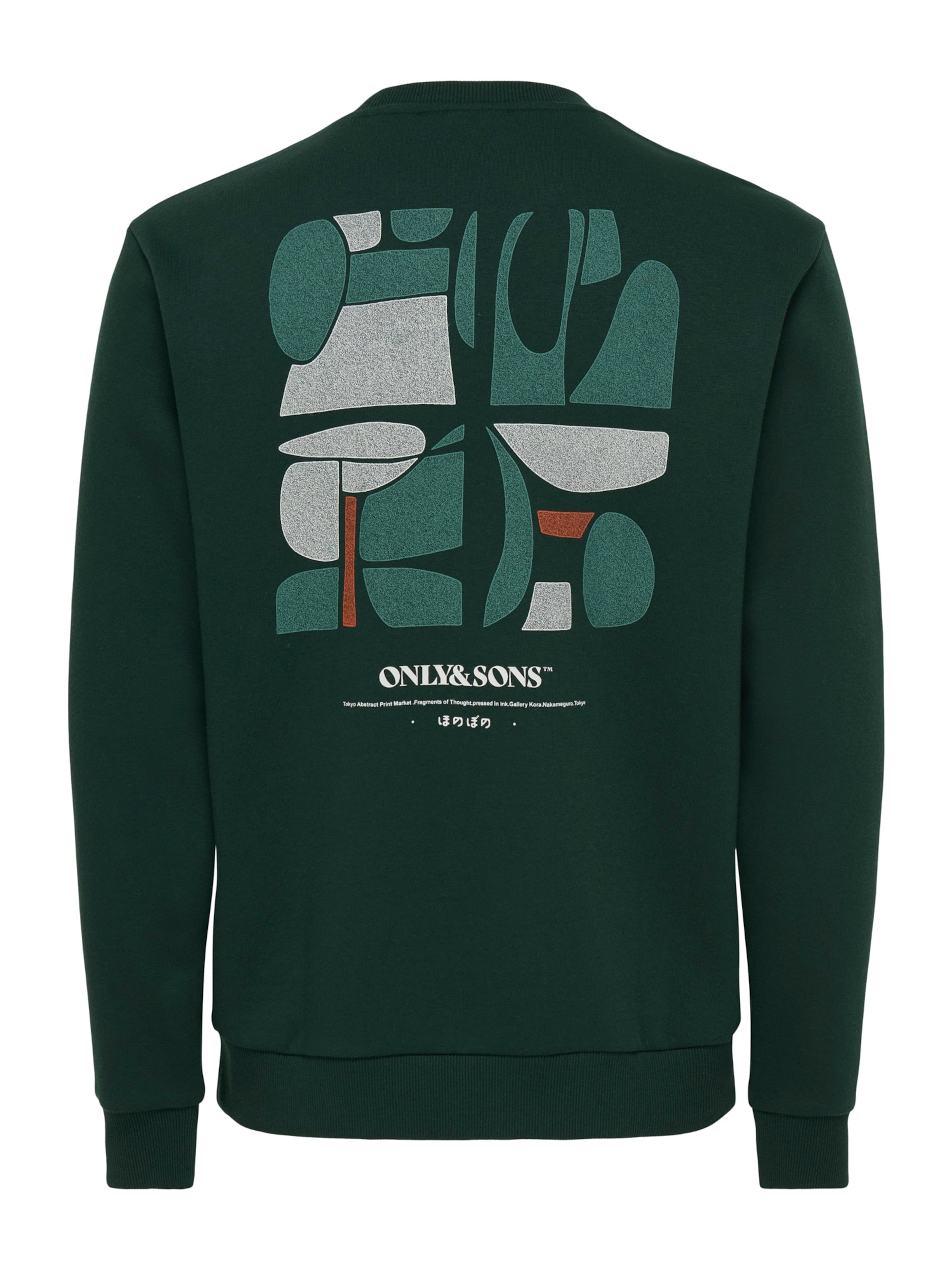 Only & Sons Tréning póló 'ONSCERES' - zöld