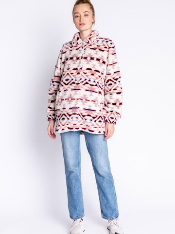 Veste en polaire 'Cozy Shacket' PJ Salvage en rose